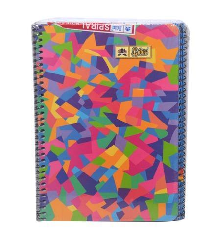 Lotus Spiral Color Notebook No 5 200 pgs