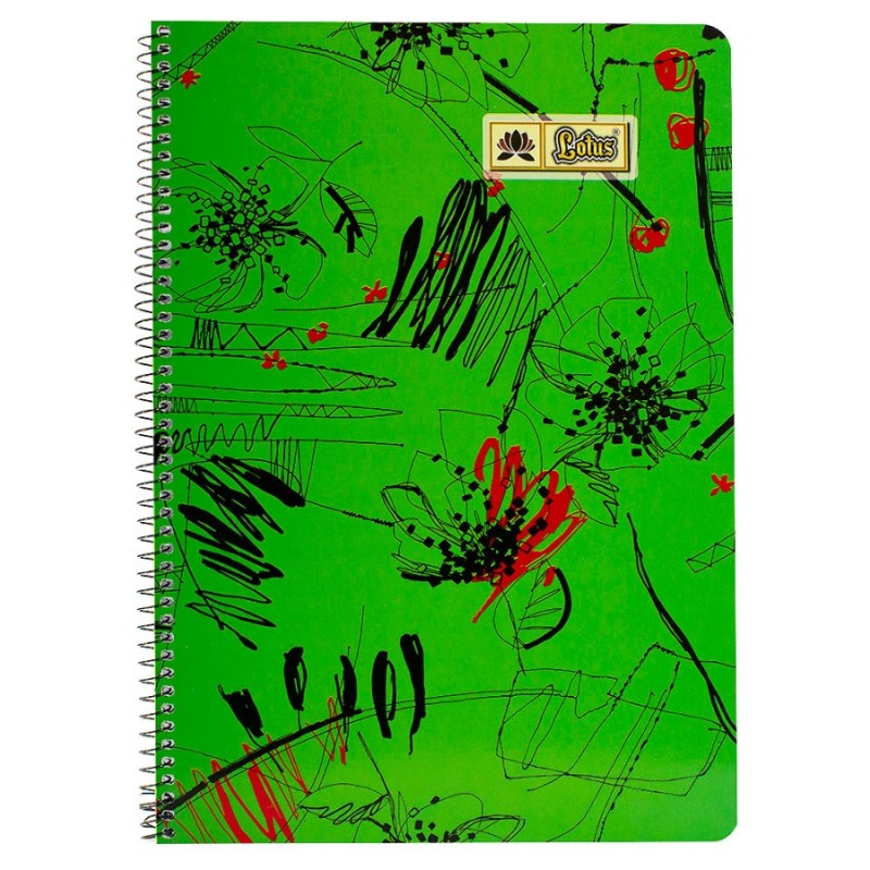 Lotus Spiral Notebook No 6 200 pgs