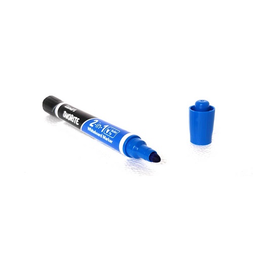 Luxor Duorite 2in1 Whiteboard Marker Black n Blue