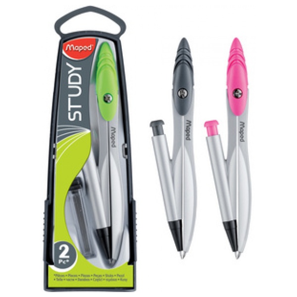 Pack of 20 in assorted colours 119410 Maped Study Compass 