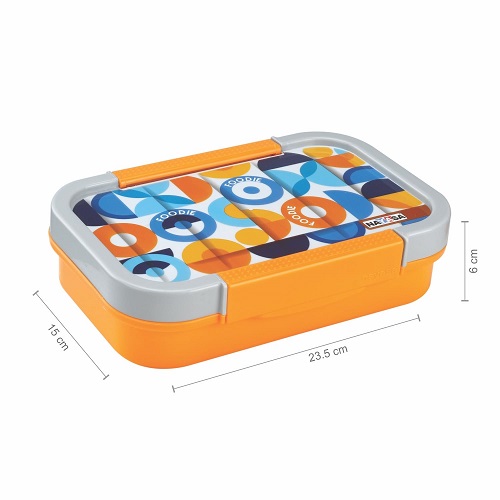 Nayasa Autobot 4 Compartment Vaccum Sealed Insulated Lunch Box