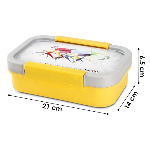 Nayasa Autobot 2 Compartment Vaccum Sealed Insulated Lunch Box