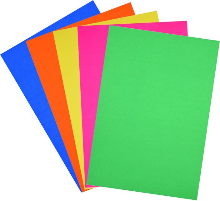 Oddy Fluorescent Sheets A4 50 Sheets Assorted