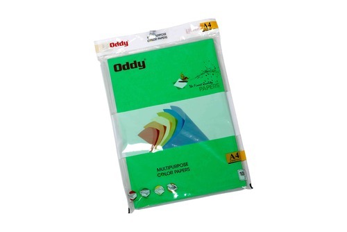 Oddy Fluorescent Sheets A4 50 Sheets Assorted