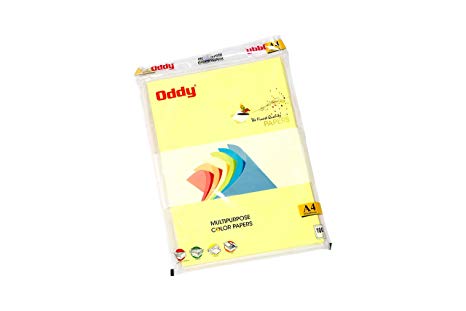 Oddy Fluorescent Sheets A4 50 Sheets Assorted