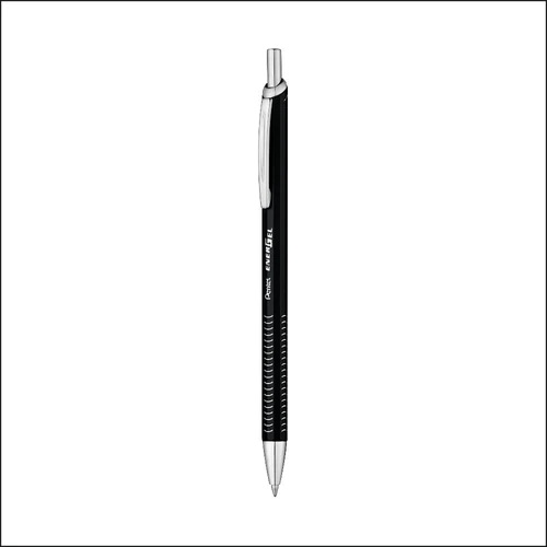 Pentel BL447 Energel Roller Metal Lite Black