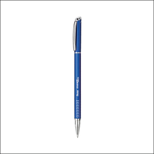 Pentel BL457 Energel Roller Metal Lite Blue