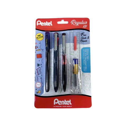 Pentel Regular Pen and Pencil Kit