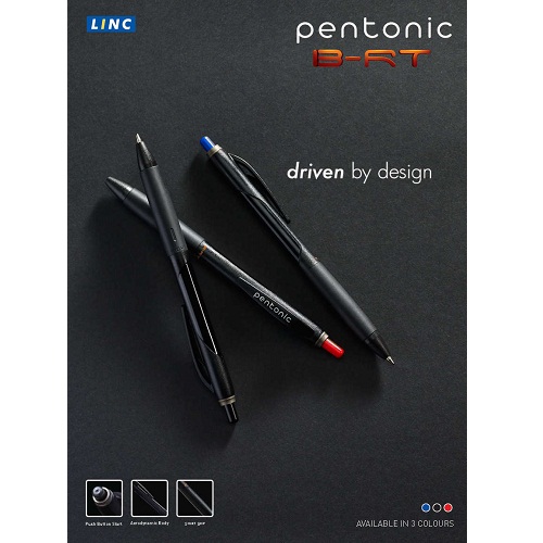 Linc Pentonic Retractable Ball Pen Blue B-RT