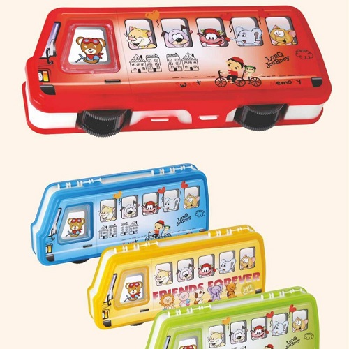 Pratap My School Bus Pencil Box (PB-196)