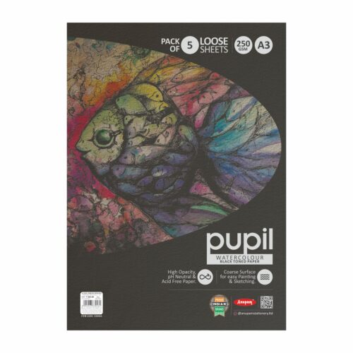 Pupil WC Paper Pack Black 250Gsm -10Shts - A4