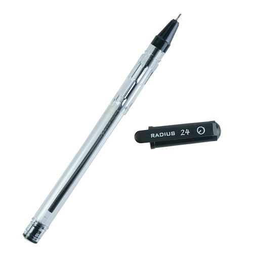 Radius 24 Ball Pen Pack of 10 Black