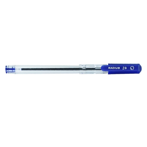 Radius 24 Ball Pen Pack of 10 Blue