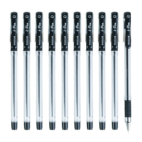 Radius iPen Ball Pen Black (Pack of 5)