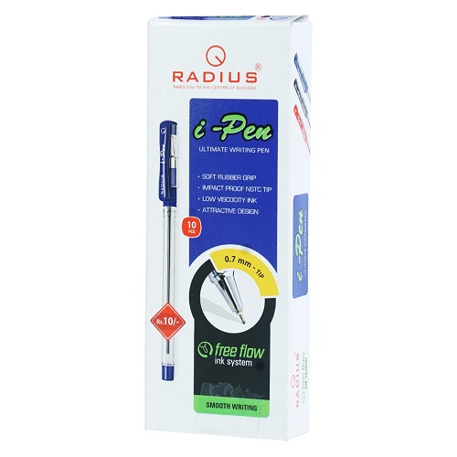 Radius iPen Ball Pen Blue (Pack of 5)