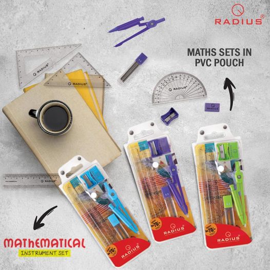 Radius Mathematical Instrument Set in PVC