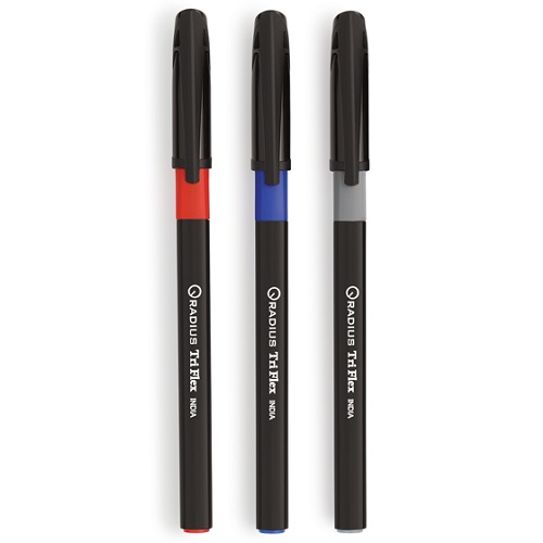 Radius Triflex Ball Pen Blue