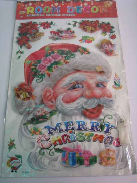 Christmas Décor Santa face Sticker
