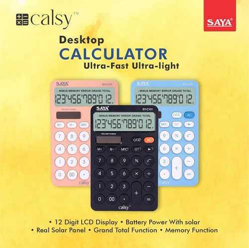 SAYA SY-C101 Desktop Calculator Ultra-Light