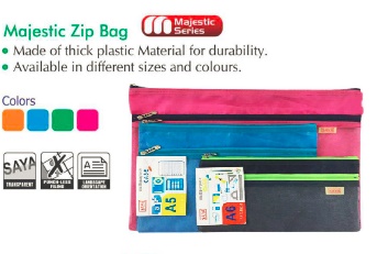 Saya Dual Zip Bag A5 SY2405