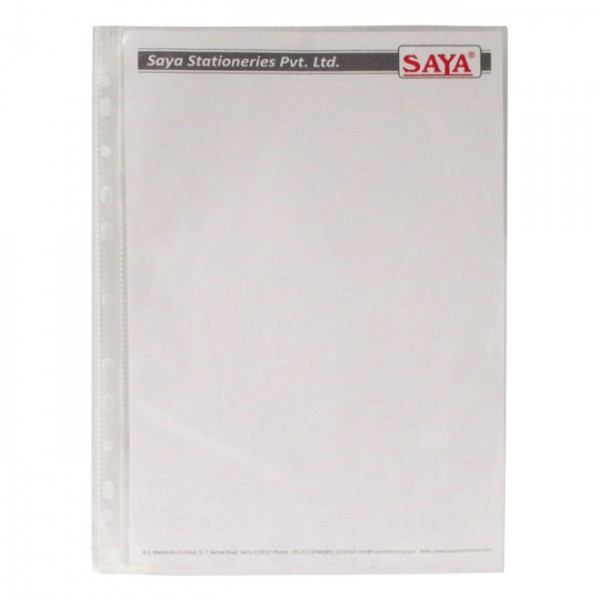 Saya Sheet Protector Lite FS 50 pcs (SY-060F)