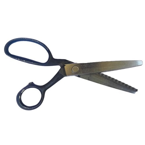 Metal Cloth ZigZag cutting Scissor Heavy