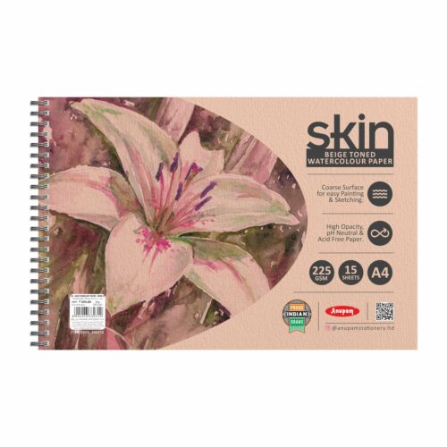 Skin WC Paper WireO Beige Toned 225Gsm - A5