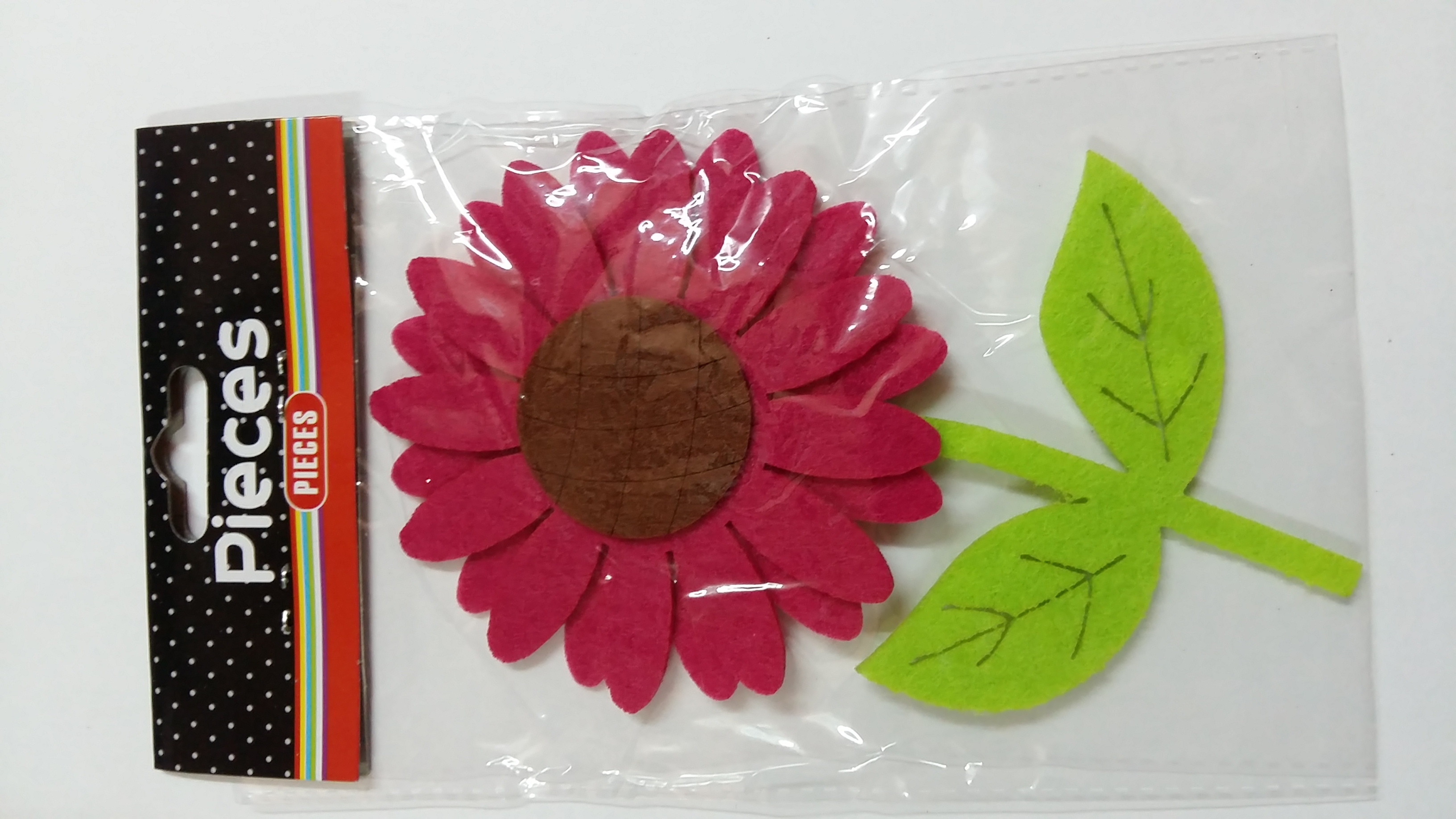 Felt Sticker Flower Sunflower