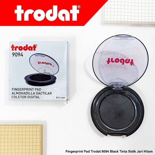 Trodat Fingerprint Pad Black 9094