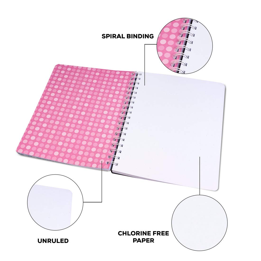 Vijeta Spiral Notebook A4 600 Pgs