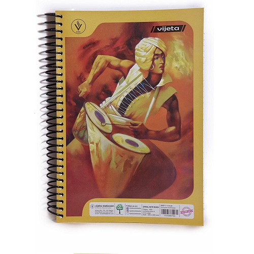 Vijeta Spiral Notebook A4 Unruled 400 Pgs