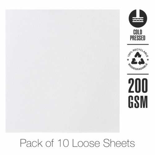 Water Colour Loose Sheets - A4 - 10Lf - 200 GSM