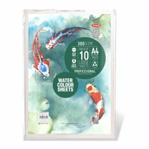 Water Colour Loose Sheets - A4 - 10Lf - 300 GSM