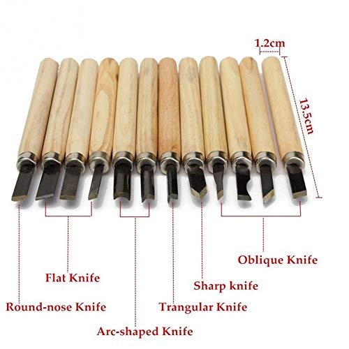 Wood Carving Tool Set of 12 pcs