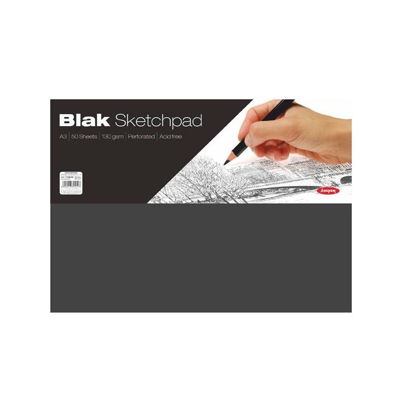 Anupam Blak Sketch Pad Hard Bound A4