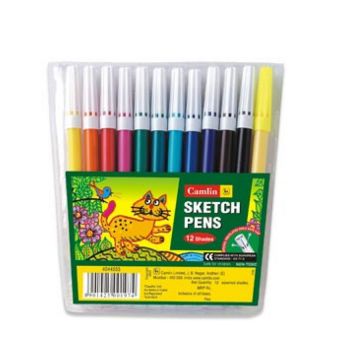 Camlin Assorted Sketch Pens (Set of 12 Pcs)