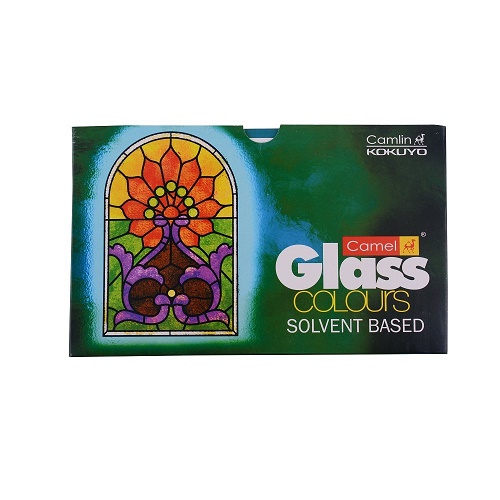 Camel Solvent Based Glass Color - 20ml Each 5 Shades