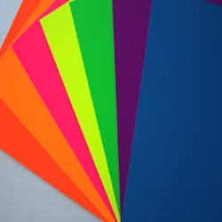 Fluroscent paper