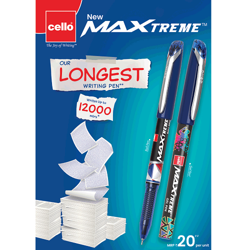 Cello Maxtreme Gel Pen Blue