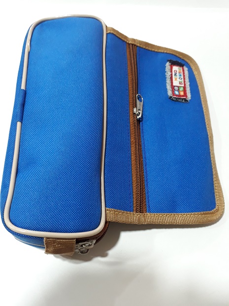 Dsign Plain Tri Zipper Pencil Pouch
