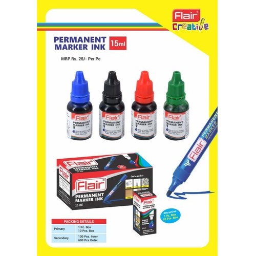 Flair Permanent Marker ink 15ml Green