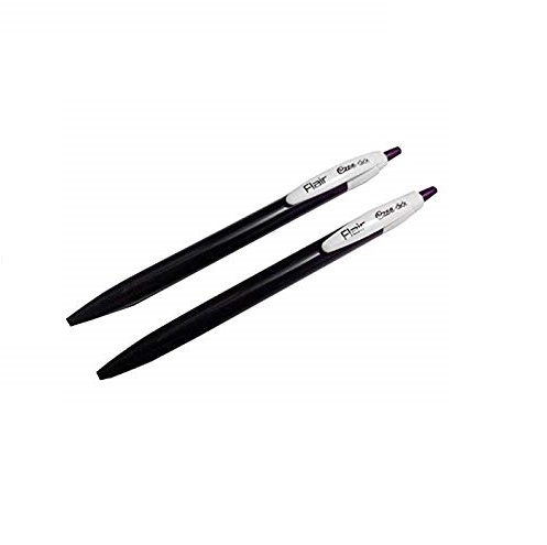 Flair Ezee Click Ball Pen Black (Pack of 5)