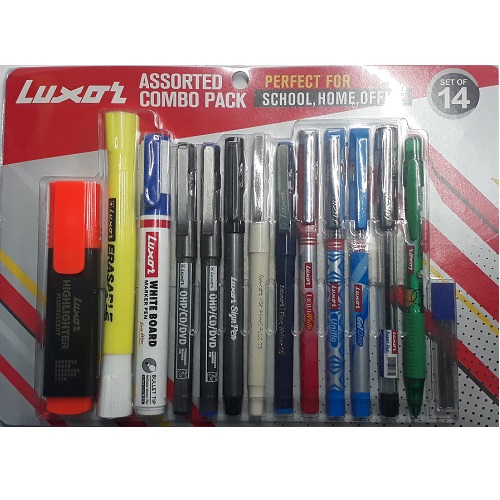 Luxor Assorted Combo Gift Set of 14 pcs