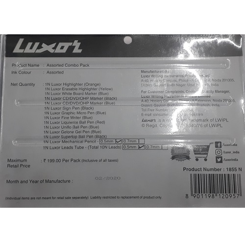 Luxor Assorted Combo Gift Set of 14 pcs