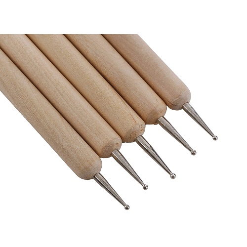 Clay Pottery Dotting Tool Set of 5 pcs