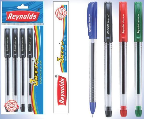 Reynolds Gel Pen Jiffy Black (Pack of 5)