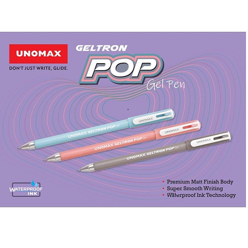Unomax Geltro Pop Gel Pen Black