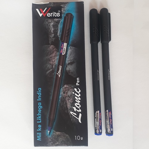 Werite Ltonic Ball Pen Pack of 10 Blue